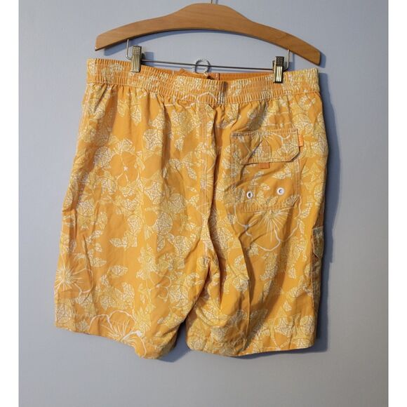 Tommy Bahama Men's Orange Print Swim Shorts Trunks Size L - Picture 2 of 5